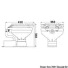JABSCO electric toilet 12 V
