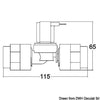 TECMA plastic solenoid valve 12 V
