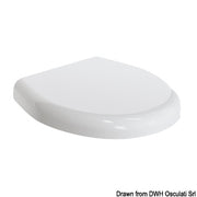 Plastic seat cover for TECMA Elegance WC