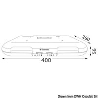 DOMETIC cooker hood w/activated carbon filter
