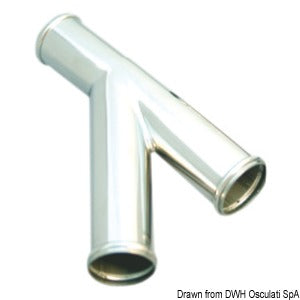 Y joint for toilet draining
