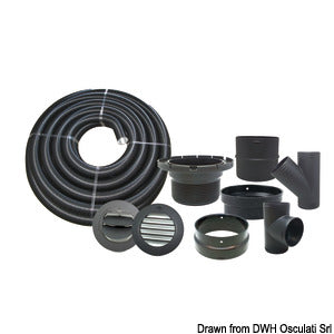 Marine large quadruple air outlet kit for AIR 4D