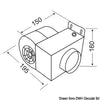 12V defroster/defogger unit