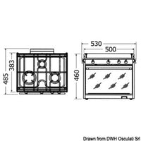 Gas kitchen "Topline" series TECHIMPEX