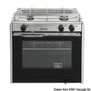 TECHIMPEX XL2 cooker 2 burners+oven