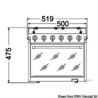 TECHIMPEX Horizon electric kitchen with oven