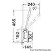 WHALE hand pump f.waste water tank