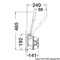WHALE hand pump f.waste water tank