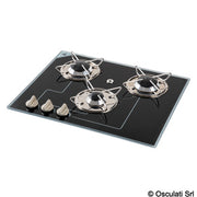 Gas hob N.3 pyroceram burners 505 x 410 mm