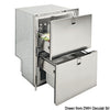 ISOTHERM Indel DR160 inox fridge/freezer