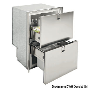 ISOTHERM Indel DR160 inox fridge/freezer