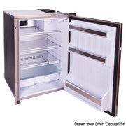 ISOTHERM 130-l refrigerator with stainless steel front panel
