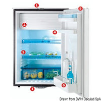 WAECO Dometic CRX65 Inox fridge 64 l 12/24 V