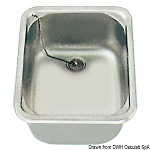 Rectangular sink