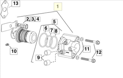KIT,FUEL INJECTOR 5010220  - Supersedes 5008837 Evinrude Johnson Spares & Parts