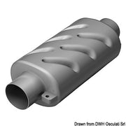 Horizontal silencer 40 mm