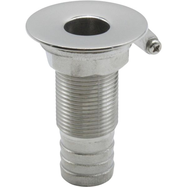 Osculati Stainless Steel 316 Flush Deck Drain (24mm Hose) 511035 17.524.02