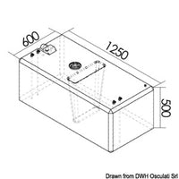 Fuel tank 336 l