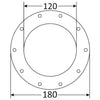 Inspection trapdoor for diesel tanks