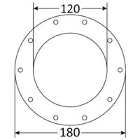 Inspection trapdoor for diesel tanks