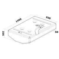 Fuel tank PE 347 l