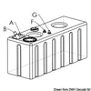 Cross-linked polyethylene fuel tank 336 l