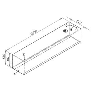 Tank for drinkable water 600 l