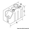 Tank kit + Big fresh water tank 222 l 12 V