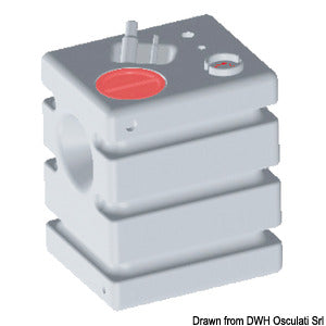 Vertical rigid modular tank drinkable water 170 l