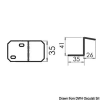 Tank fixing plate