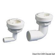 Hose adapter 37 mm 90°