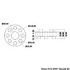Elastic coupling joint 8 bores