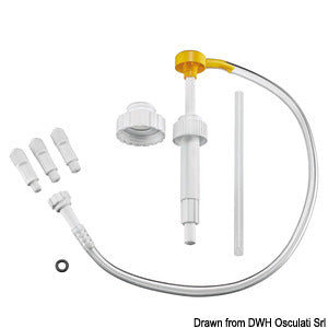 Lower unit gear oil pump