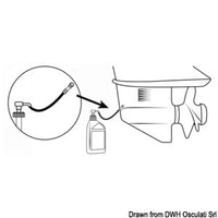 Lower unit gear oil pump