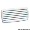 ABS louvred vent white 201x101 mm