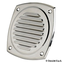 SS louvred vent 125x125 mm