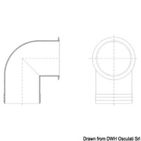 Pivoting hose-vent f. 5330182/83