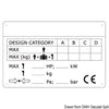 CE boat identification plate for outboard engines