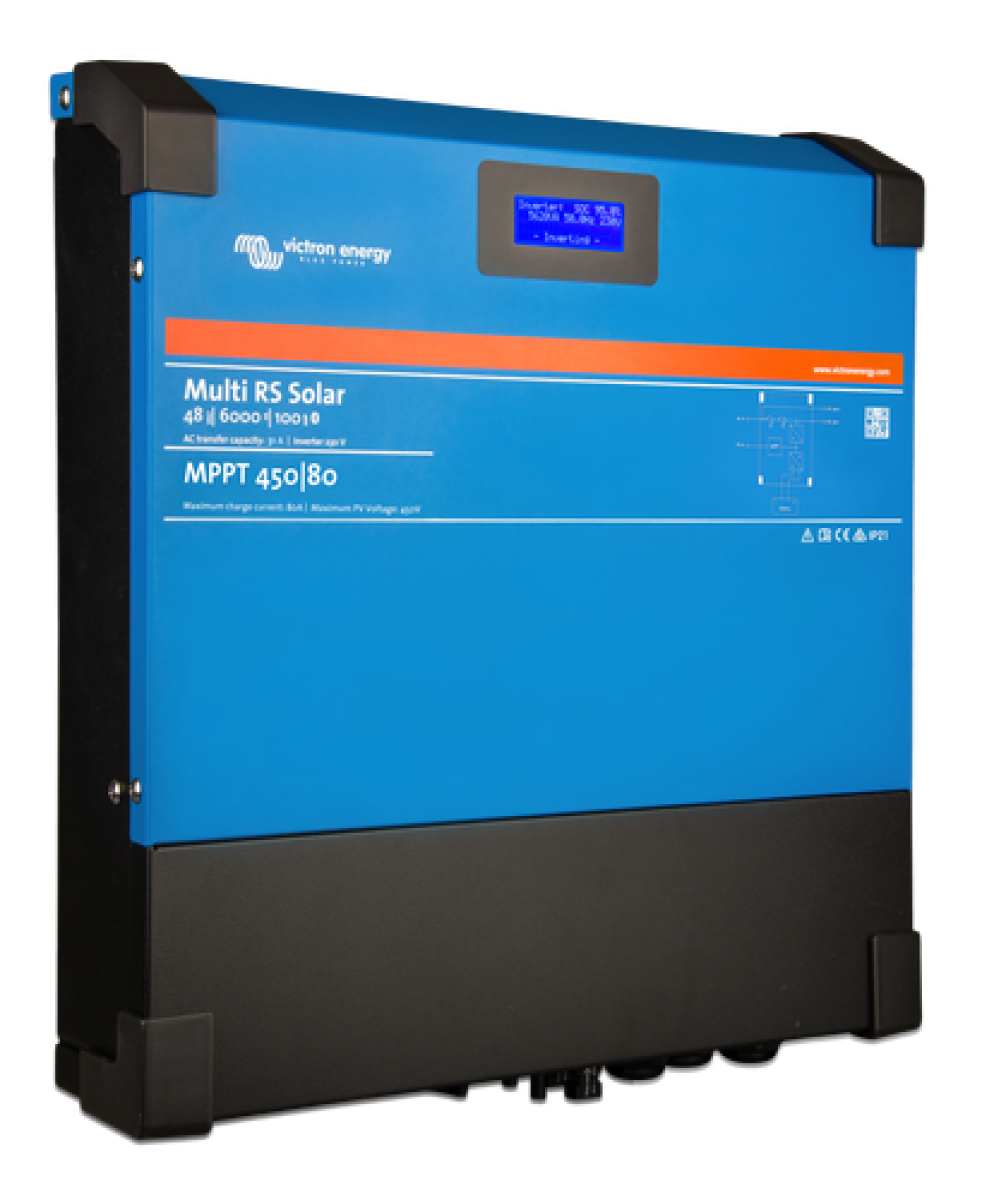 Victron 48V 6kVA Inverter/Charger with 80A Charger and 400v DC PV Input.