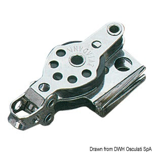 Mini-block 2pulleys w/cam and becket 6x25
