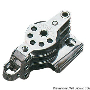 Mini-block 3pulleys w/cam and becket 6x25