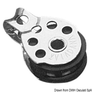 Mini-block 1pulley on ball bearings 8x25