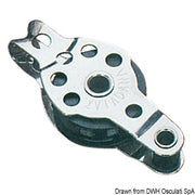 Mini-block 1pulley w/becket 8x25