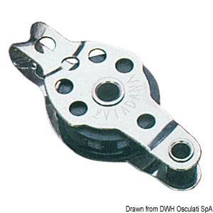 Mini-block 1pulley w/becket 8x25
