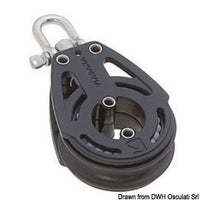 Single block w/swivel or blockable B