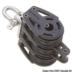 Triple block (universal head) and becket A