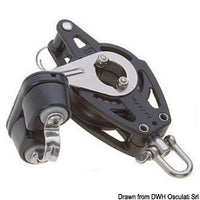 Single block w/becket u. cam cleat B