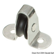 SS small vertical block aluminium sheave 4 mm