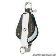 Single block w/becket fixed or swivel head A