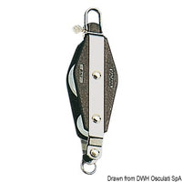 Plastinox violin block 2pulleys 10x45 w/becket